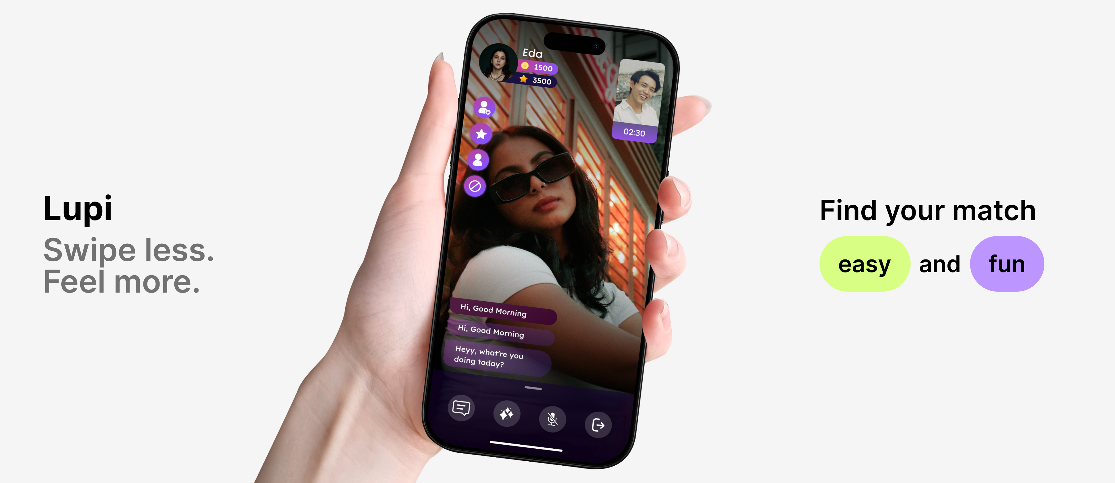 Lupi — Swipe less. Feel more.